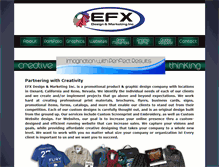 Tablet Screenshot of efxdesign.com